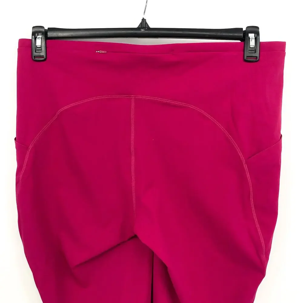LULULEMON Womens Swift Speed High-Rise Leggings Size 18 Pink Wild Berry 28